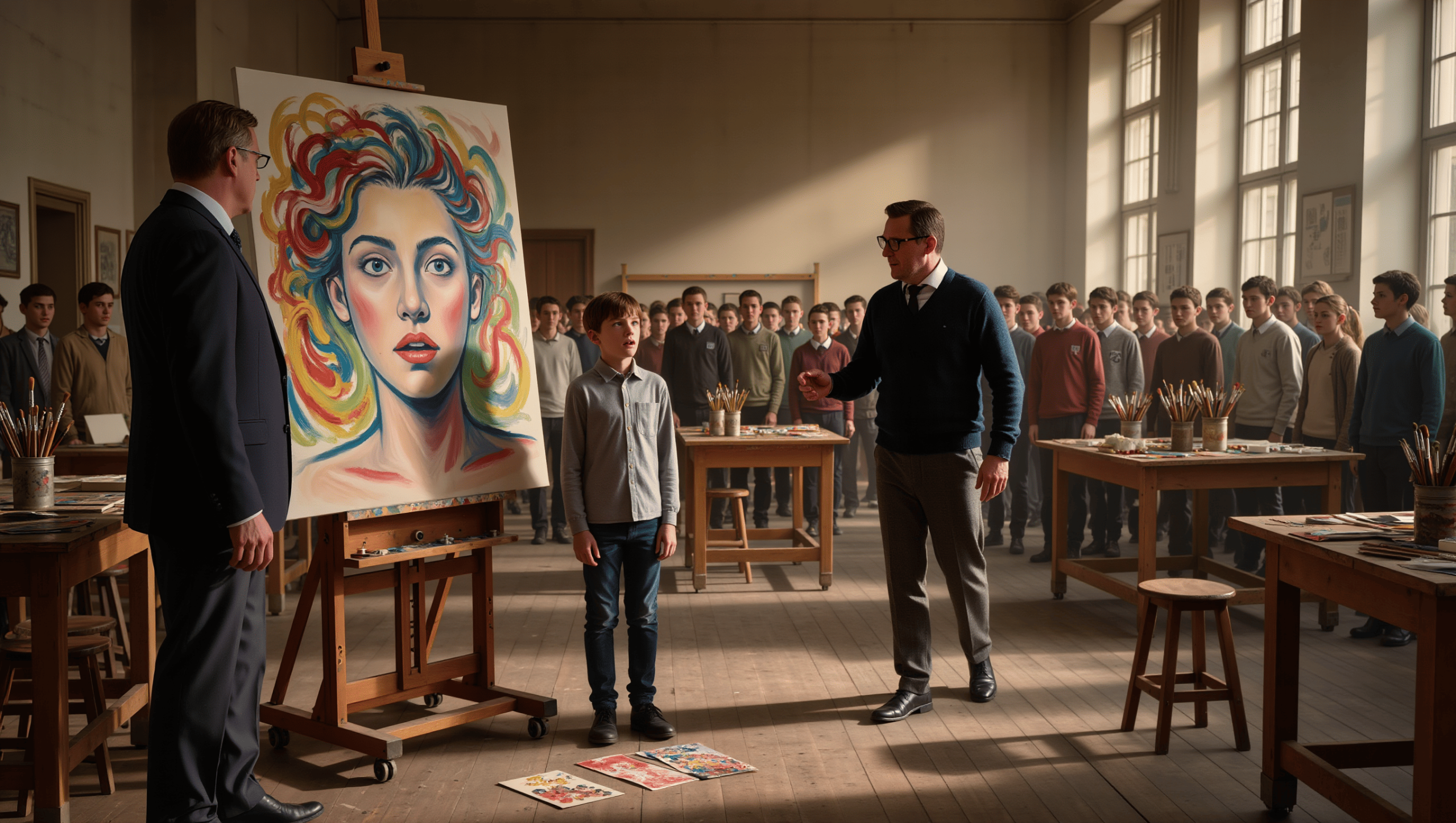 Colorblind Teen Turns Teacher's Dismissal Of "Uninspired" Art Into National Win, Humiliating Him Colorblind Teen Turns Teacher's Dismissal Of "Uninspired" Art Into National Win, Humiliating Him