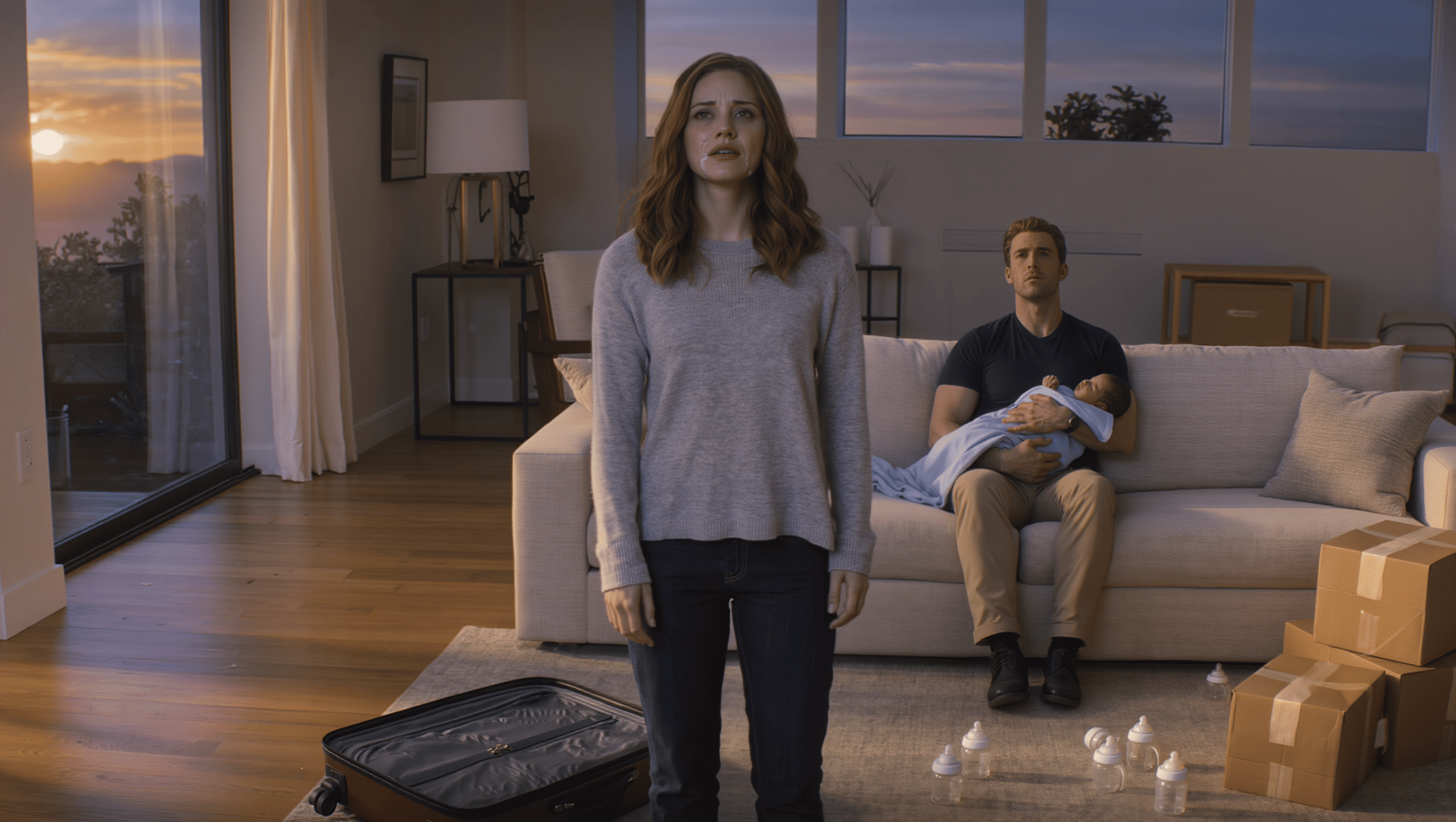 Wife Discovers Husband’s Affair Baby Abandoned At Home, Packs Her Bags And Walks Away