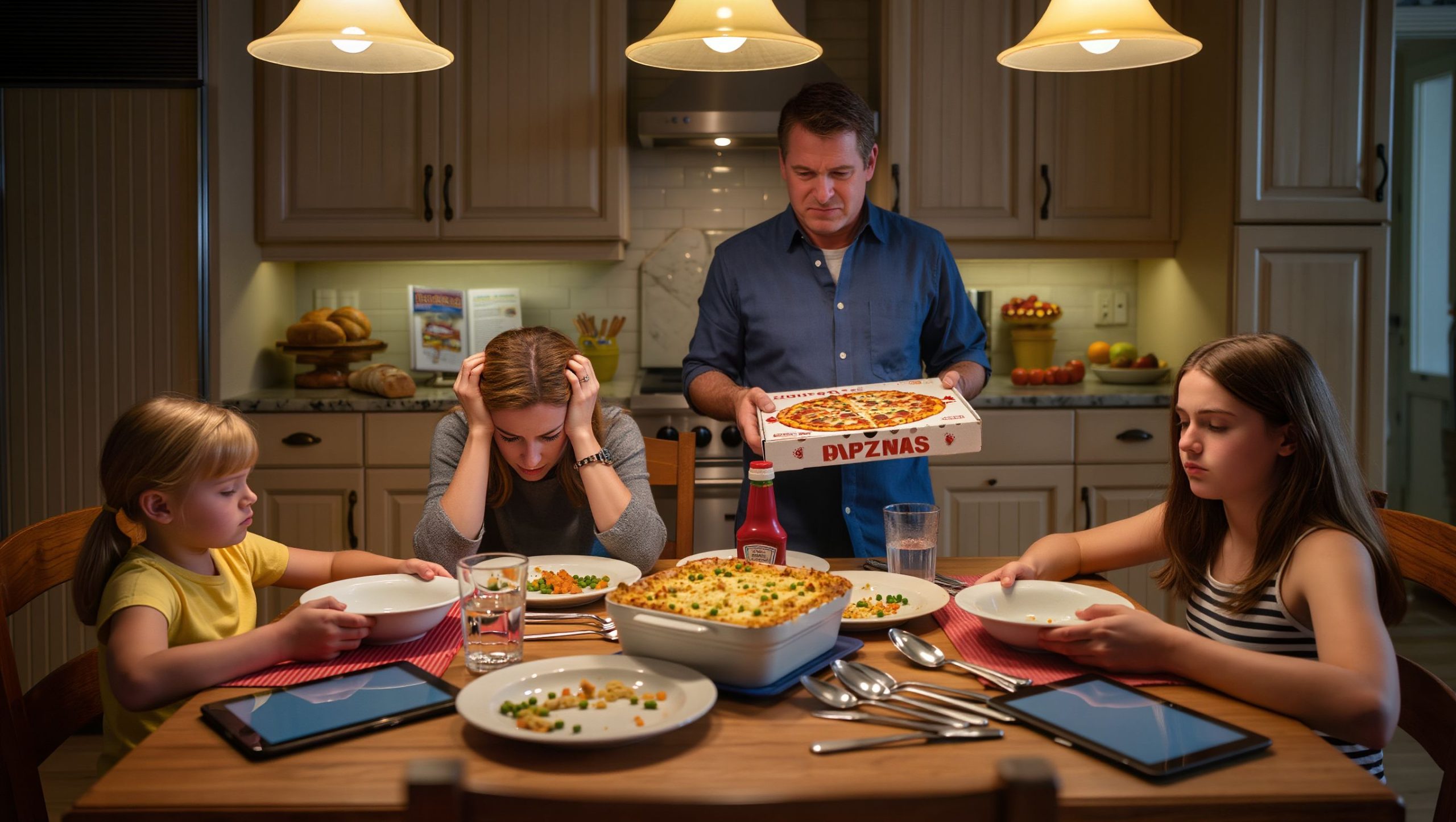 Exhausted Wife Ends Cooking Dinners After Husband And Daughters Reject Her Meals Constantly