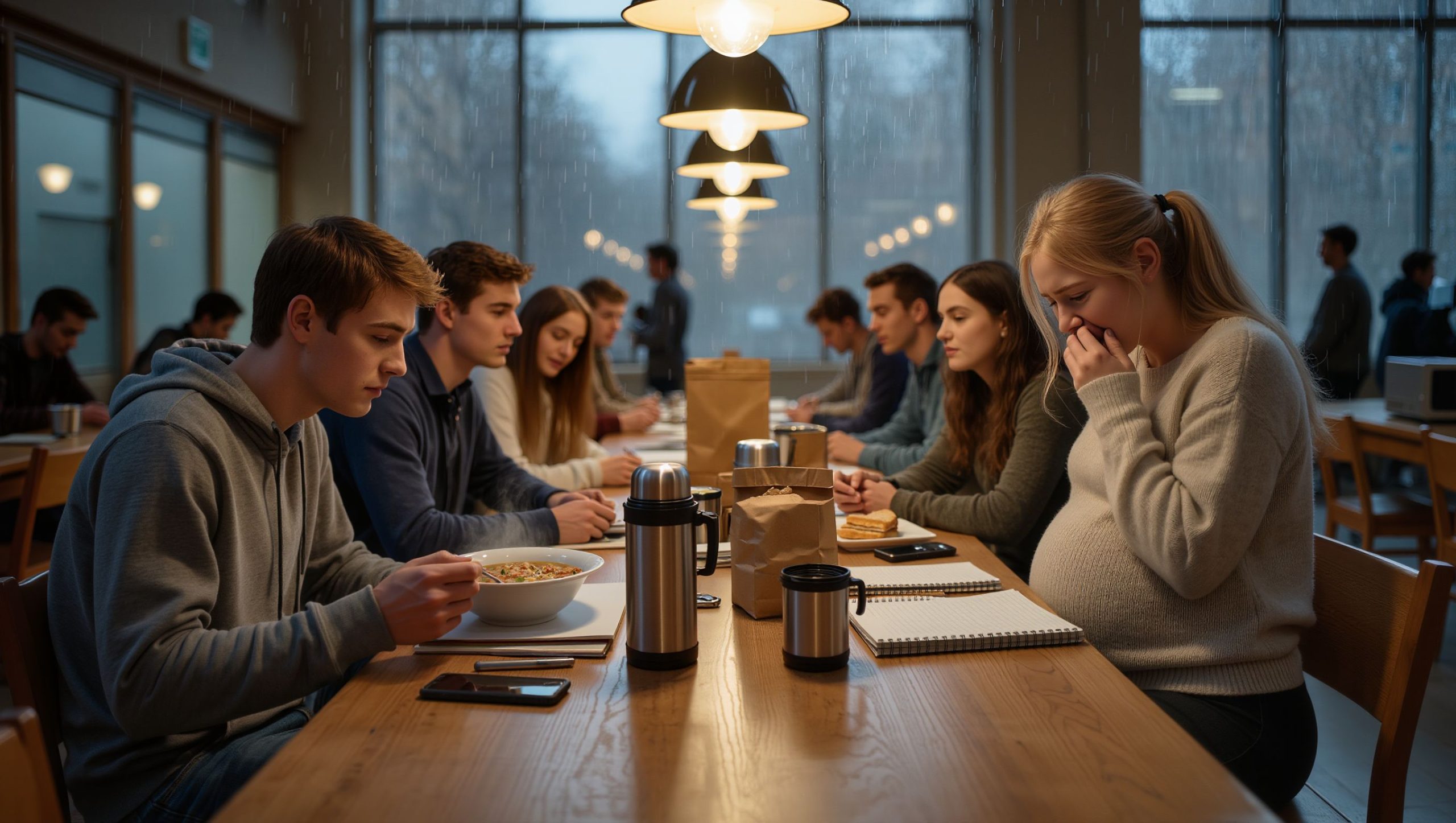University Student With Eating Disorder Irritates Pregnant Friend With His Homemade Onion Soup