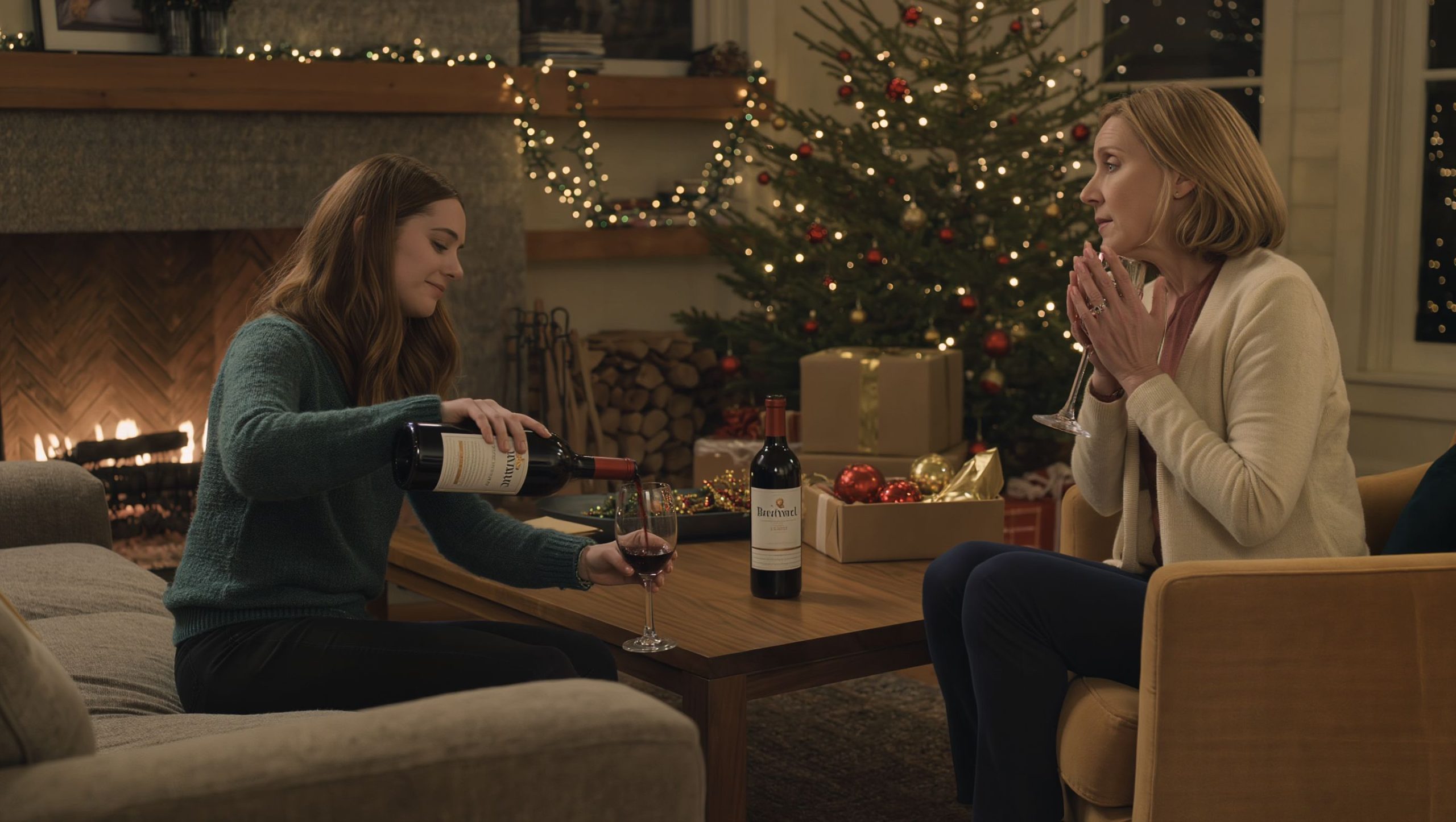 Child Returns Home For Christmas And Teaches Mom A Wholesome Lesson About Sharing Wine Child Returns Home For Christmas And Teaches Mom A Wholesome Lesson About Sharing Wine