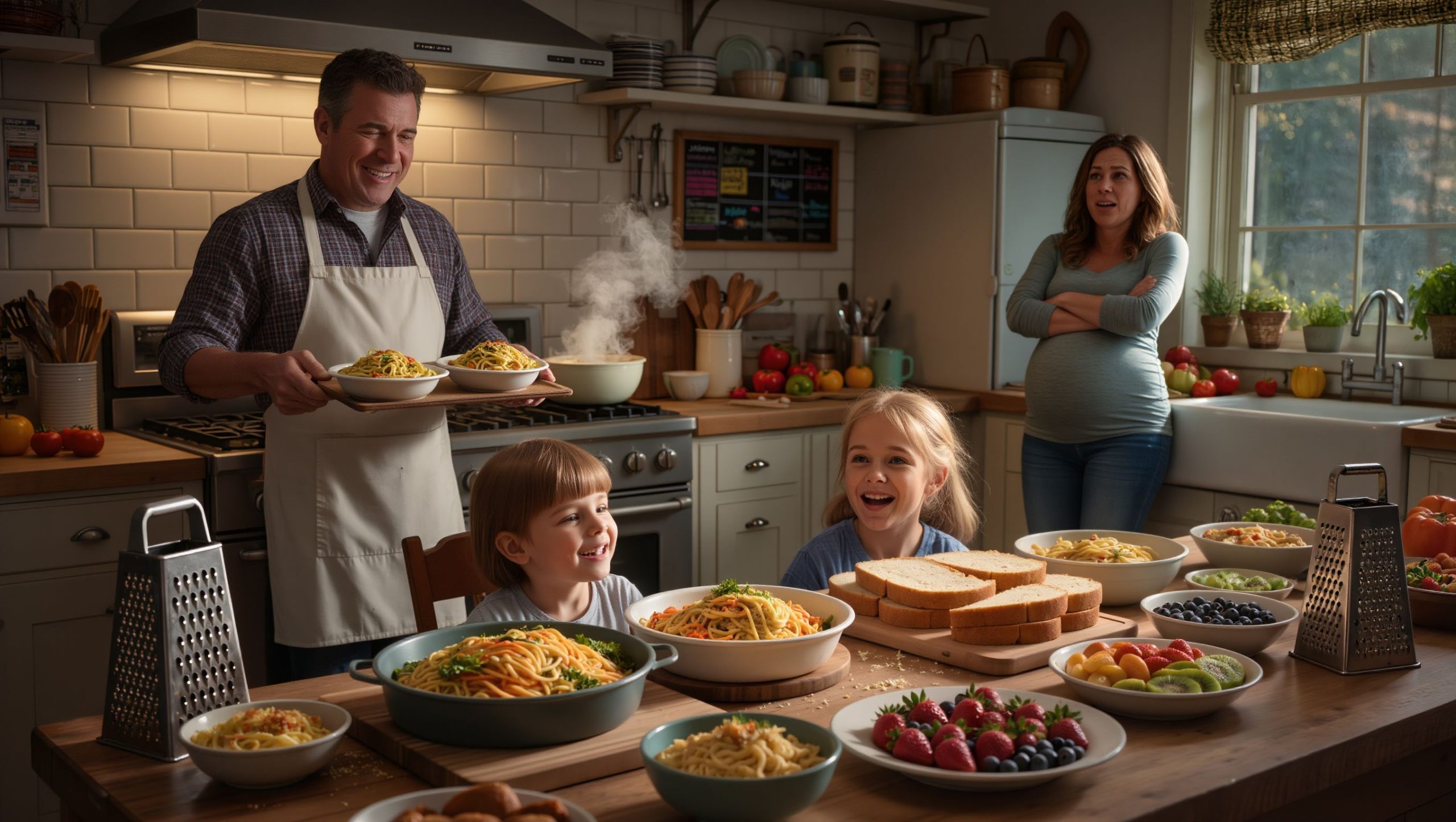 Super Dad Batches Healthy Meals For Kids But Pregnant Wife Brands His Frozen Food 'Stale'
