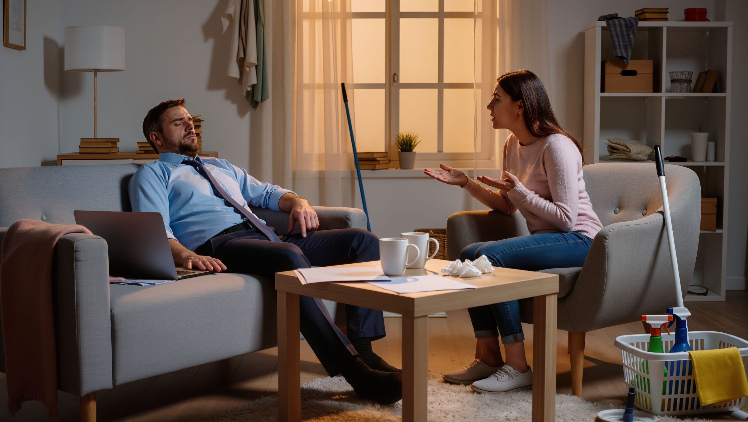 Unemployed Wife Hires Maid With Husband's Earnings While He Works Long Hours And Helps With Chores Unemployed Wife Hires Maid With Husband's Earnings While He Works Long Hours And Helps With Chores