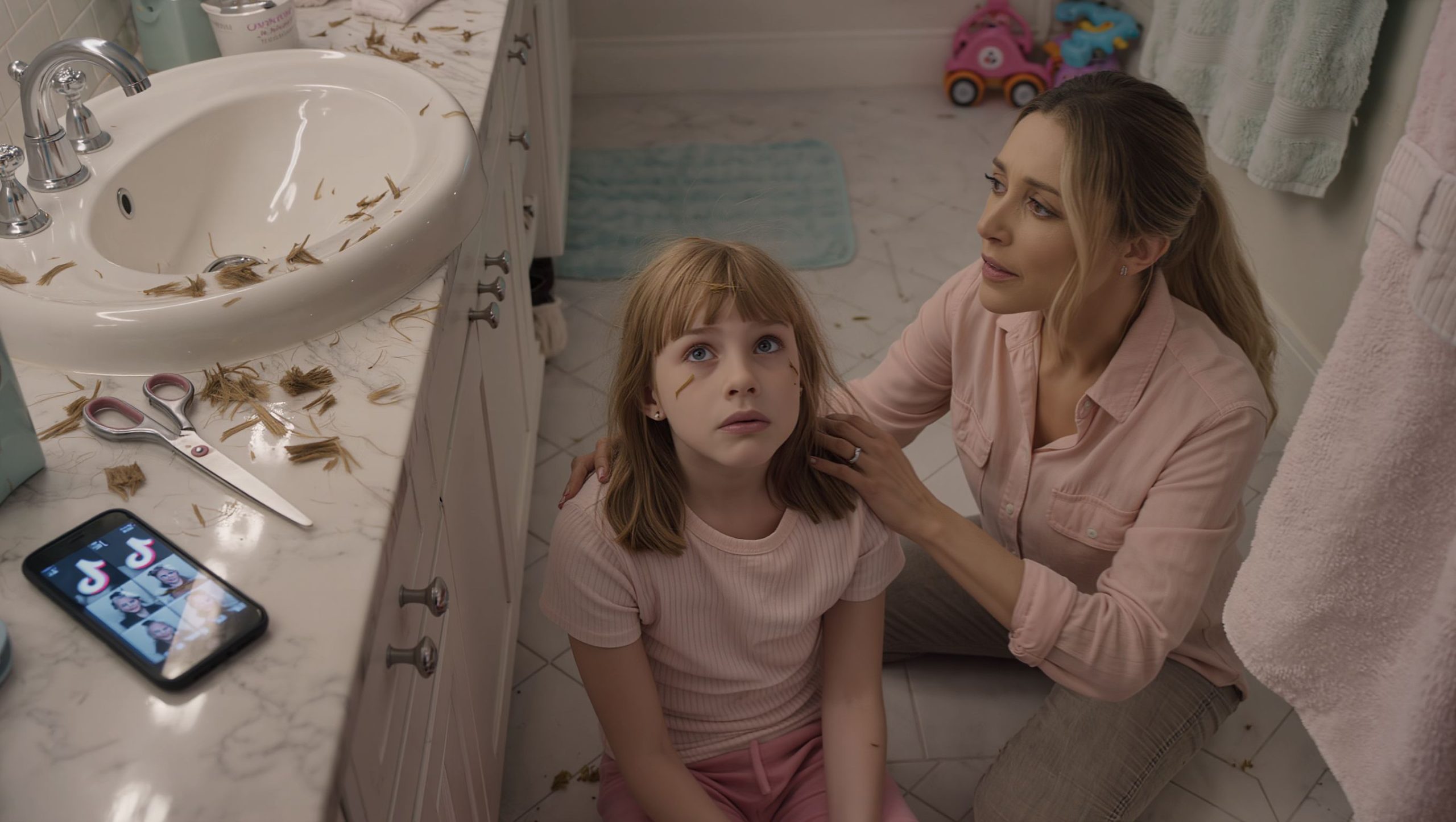 Mom Denies 10-Year-Old Daughter Bangs To Protect Her Hair, But She Secretly Cuts It Herself Mom Denies 10-Year-Old Daughter Bangs To Protect Her Hair, But She Secretly Cuts It Herself