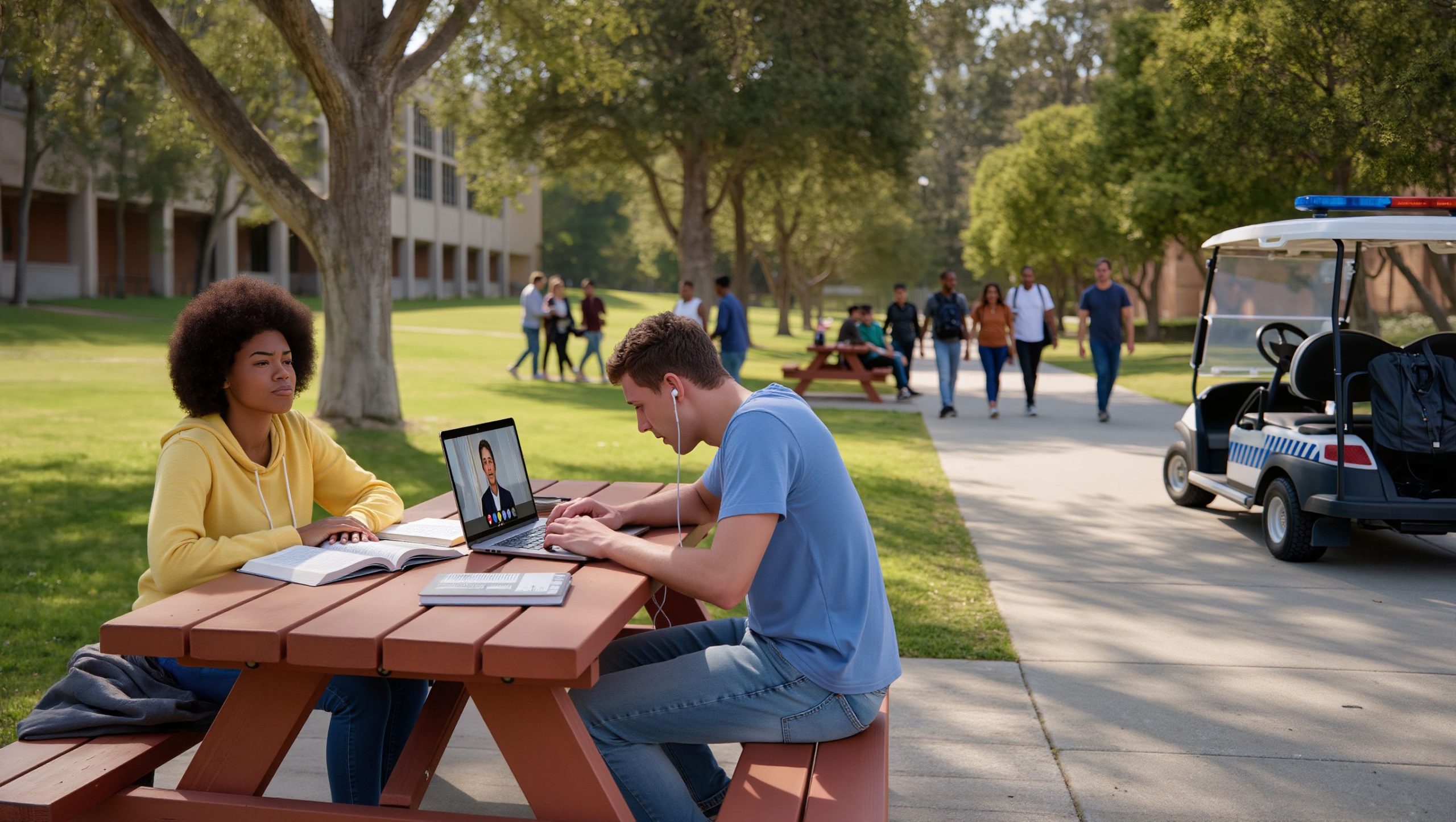 College Student Gets Branded Inconsiderate For Playing Low Volume Lecture Audio In Public Campus Spot