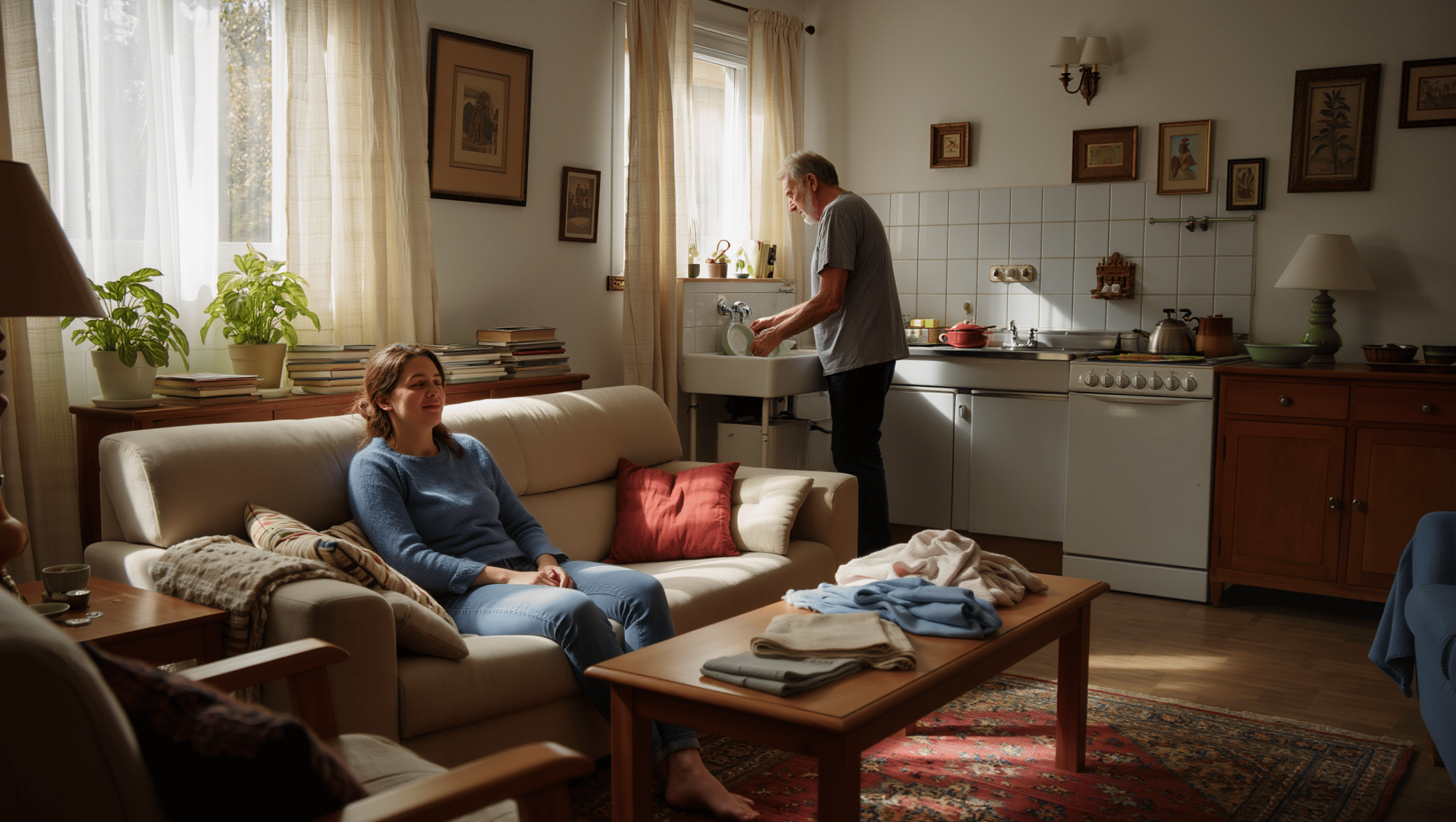 Adult Child's Life Quietly Crumbles, Retired Dad Silently Rebuilds It With Visits That Melt Hearts