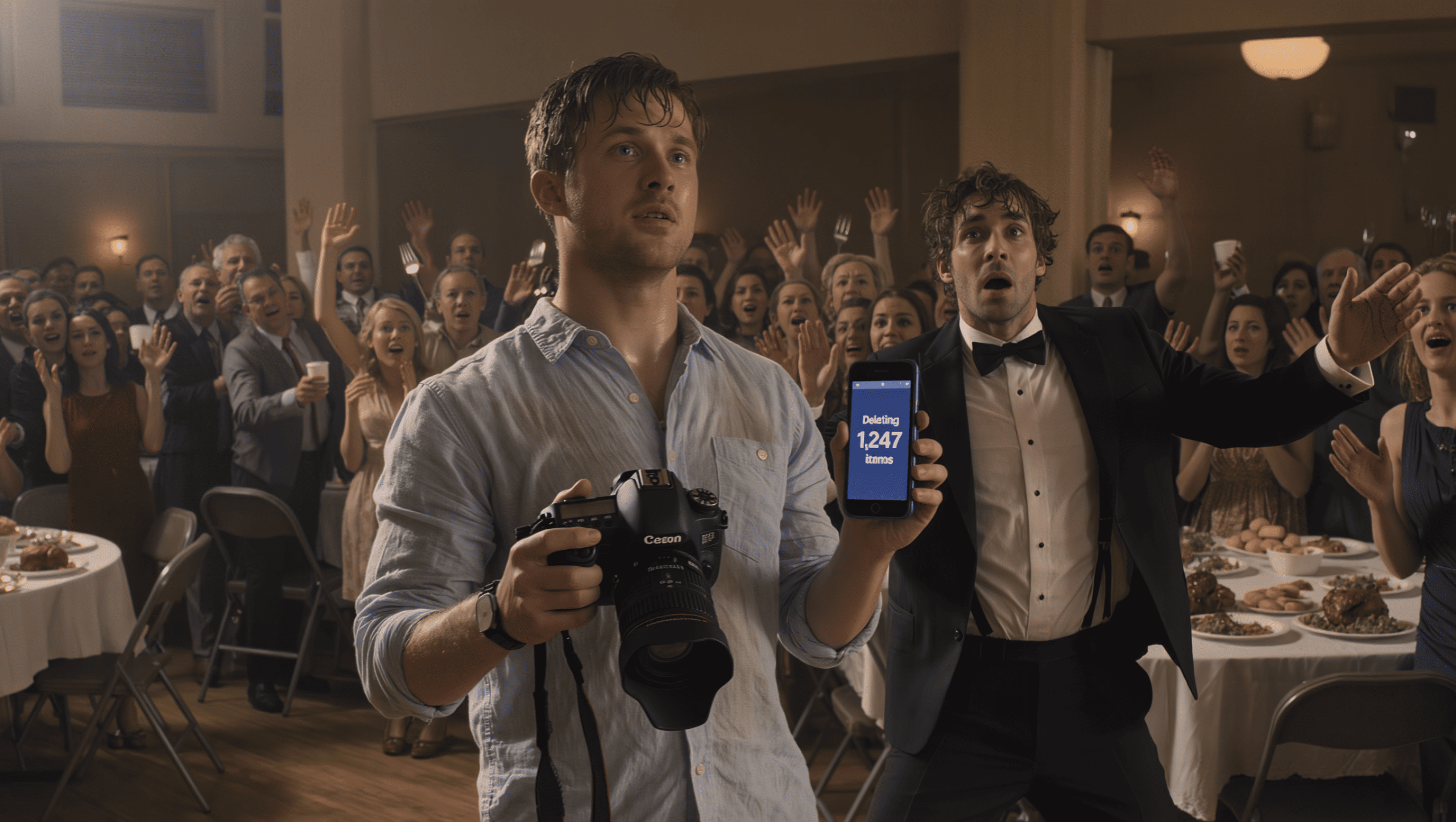 Photographer Deletes Entire Wedding Album After Being Left Hungry And Thirsty At Friend’s Reception