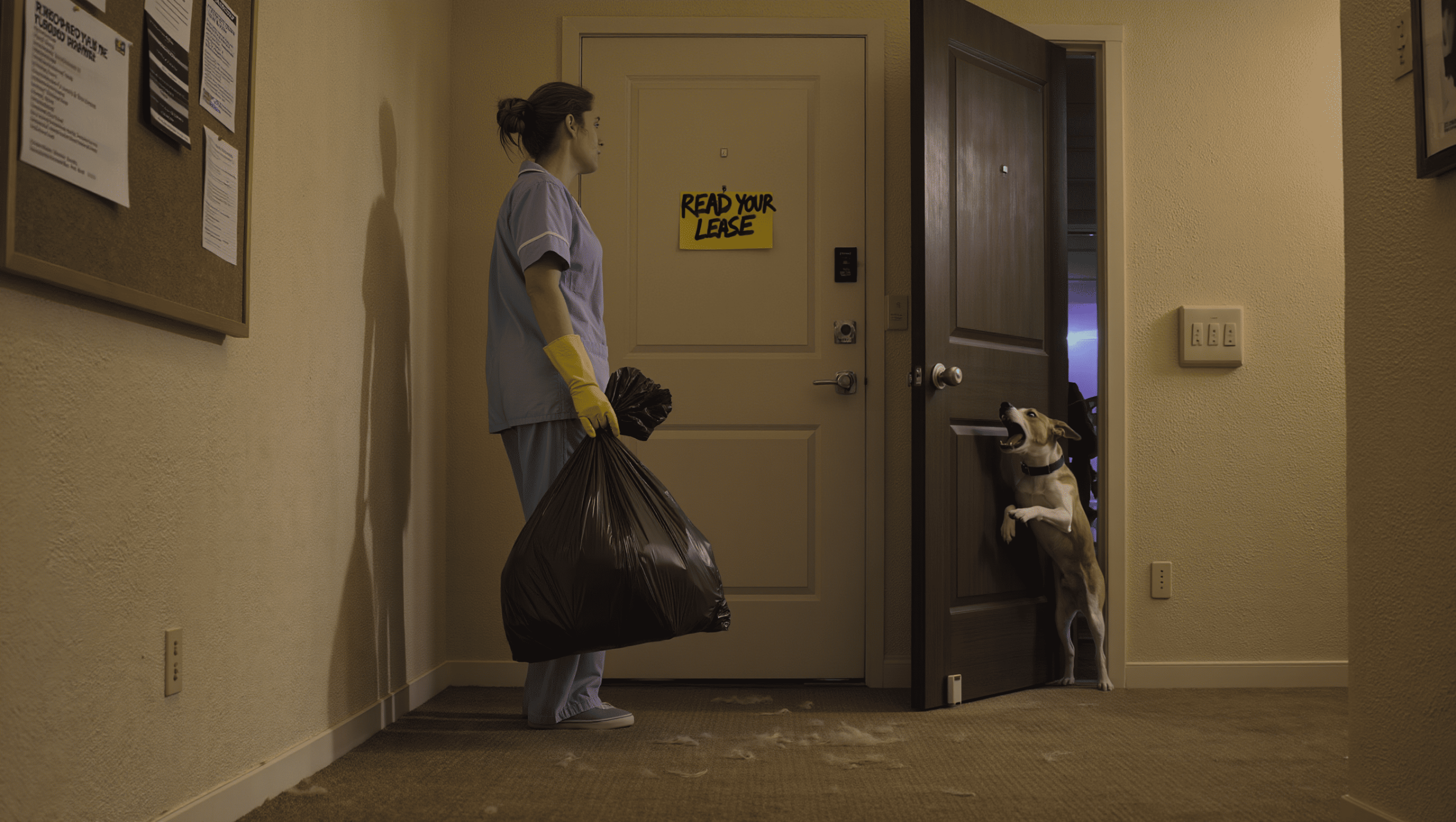 Neighbor Leaves Snarky Note Over One Trash Bag And Gets Evicted For Unexpected Reason