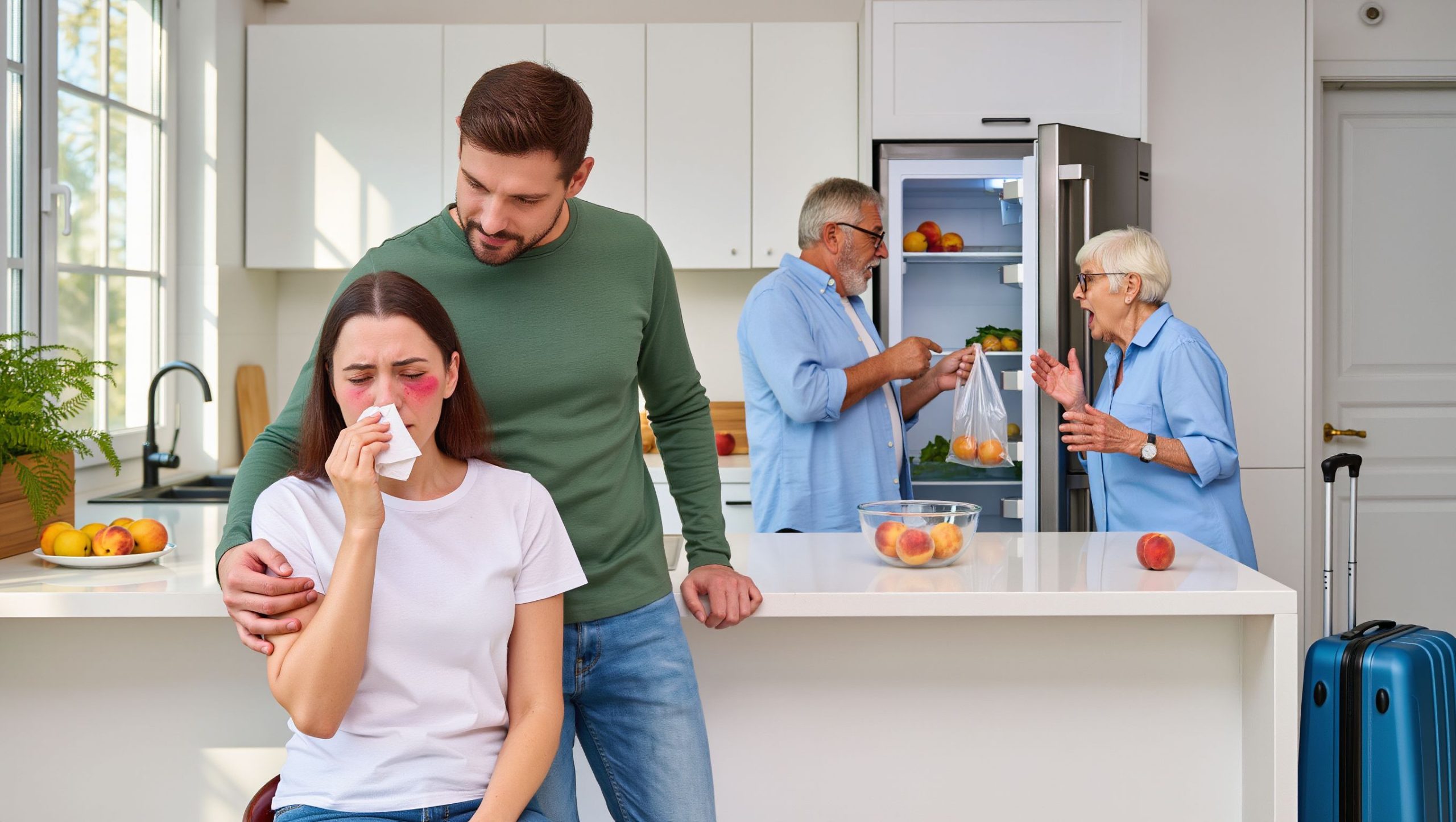 Husband Throws Away Relatives' Peaches For Shocking Reason That Leaves Family Furious