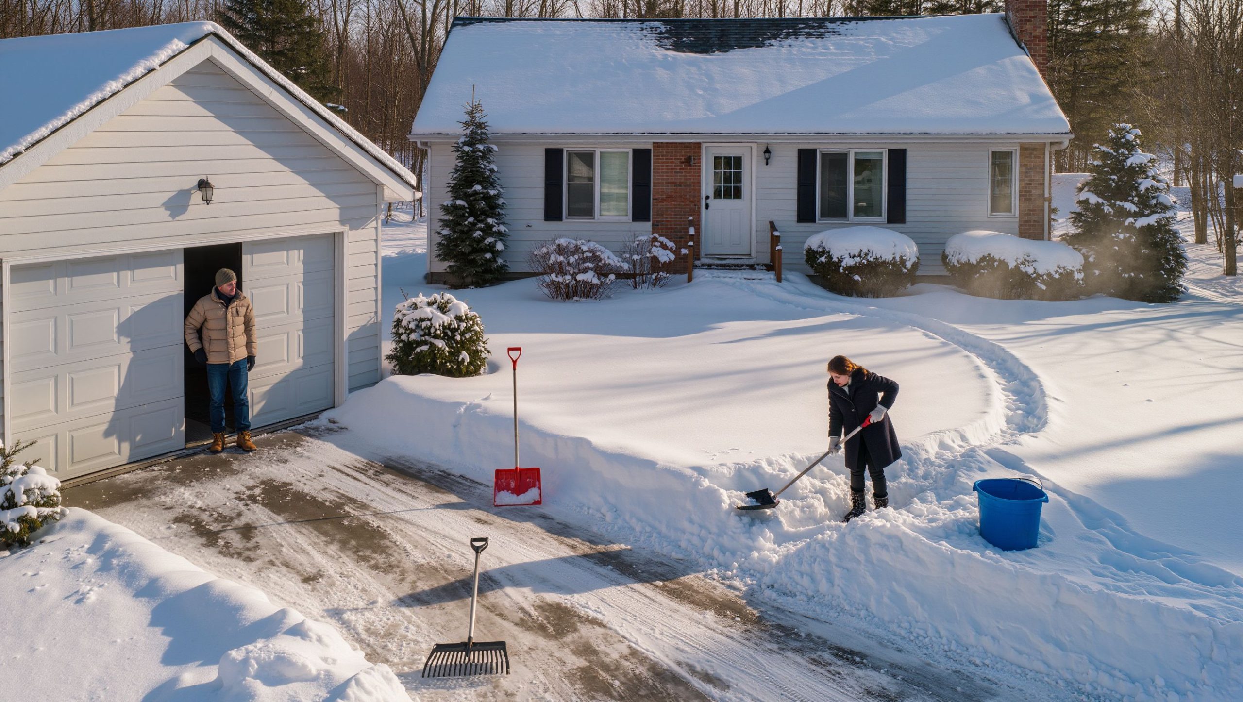 Newlywed Husband Refuses To Shovel Snow After Wife Pockets Money Meant For Hired Help