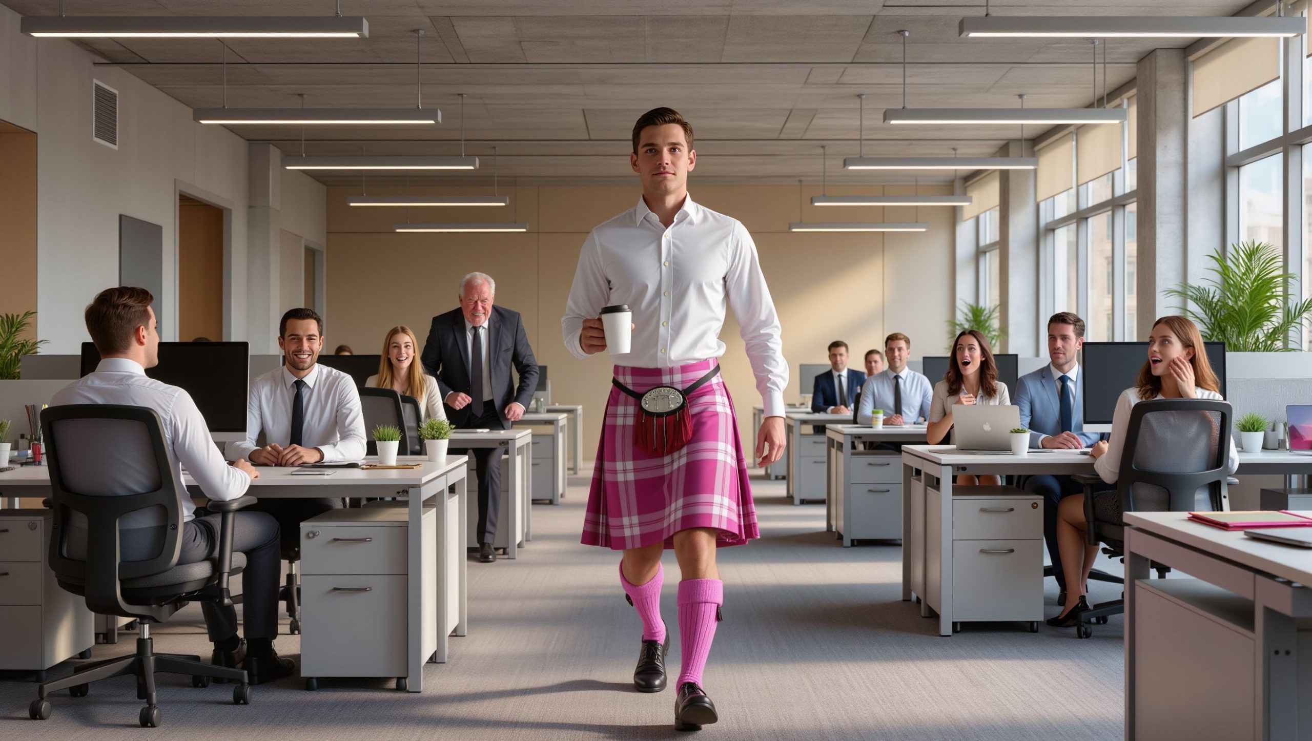 Boss Bans Office Shorts, Employee Outsmarts With Clever Dress Code Loophole Everyone Applauds