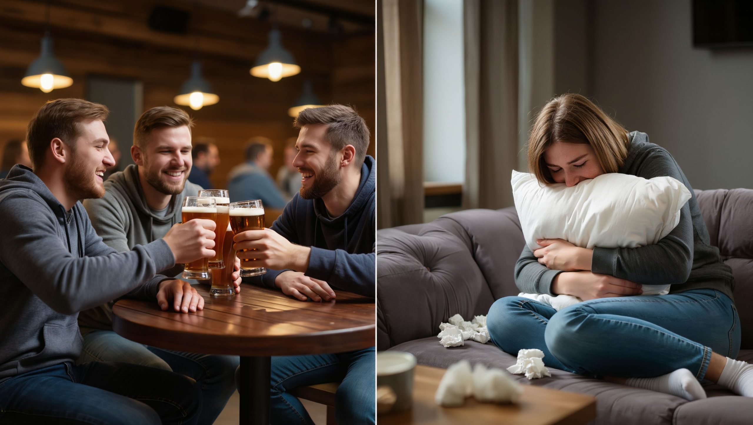 Young Man Celebrates With Friends After Ex's Miscarriage Ends Unwanted Pregnancy Plans