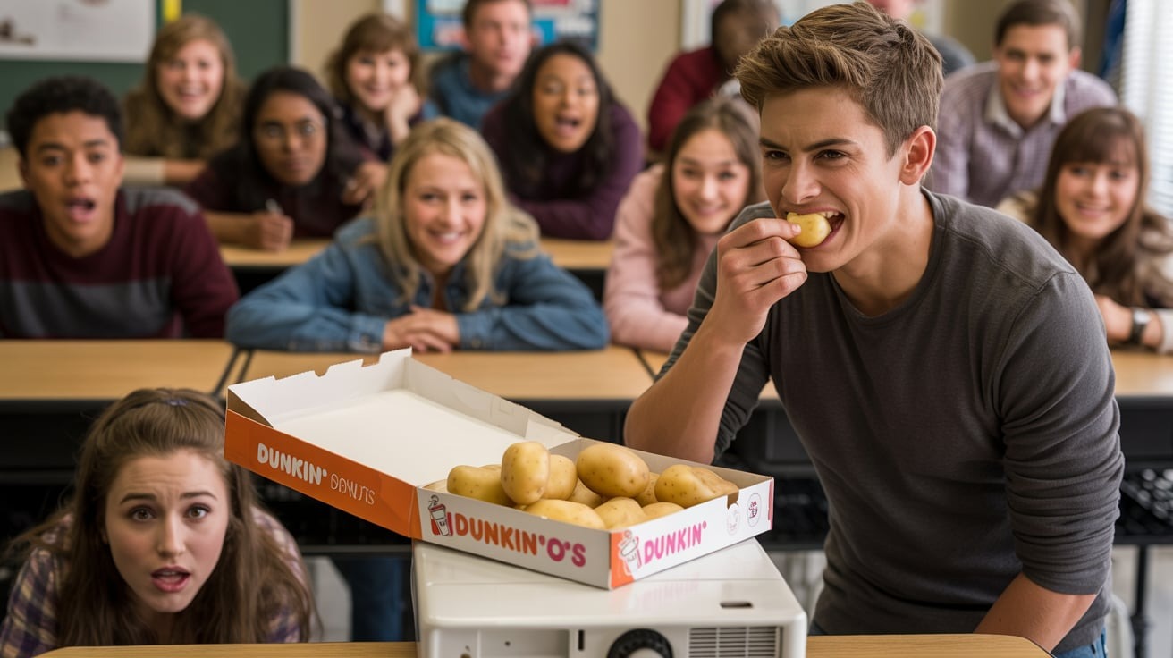 Classmate Says Free Donuts Don’t Count - So Student Brings the Most Petty “Snack” Possible