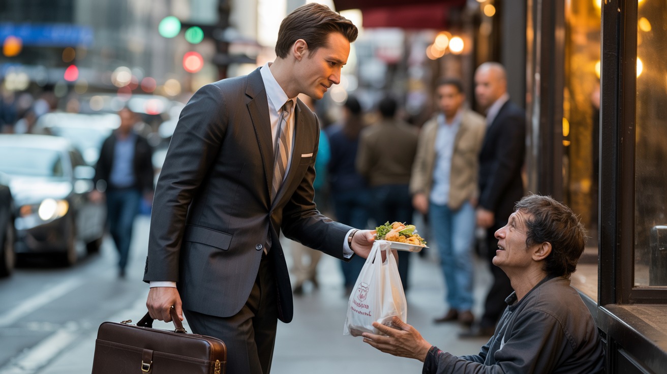 When The Boss Said £40 Was The Limit, Consultant Bought Meals For The Homeless To Make Sure He Hit It When The Boss Said £40 Was The Limit, Consultant Bought Meals For The Homeless To Make Sure He Hit It