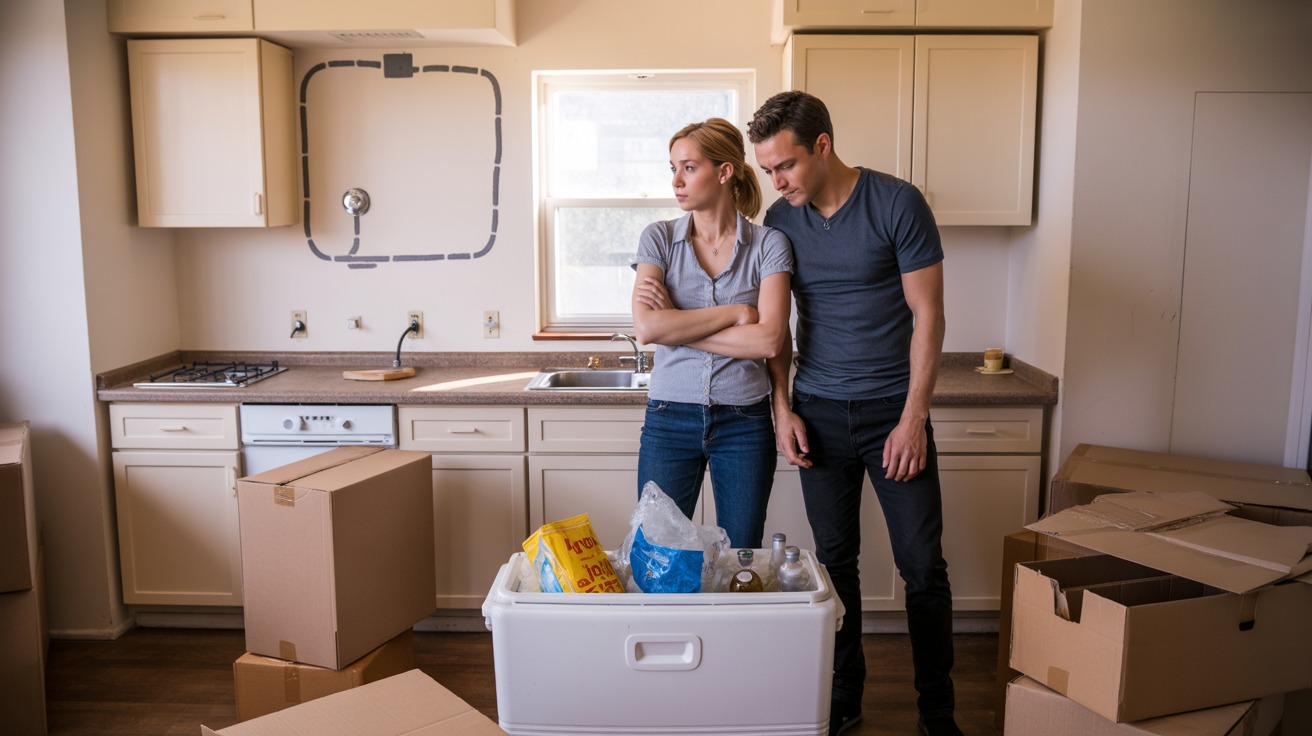 Housemate Ends Lease For Her New Boyfriend, Then Spends Weeks Living With Food Floating In Melted Ice