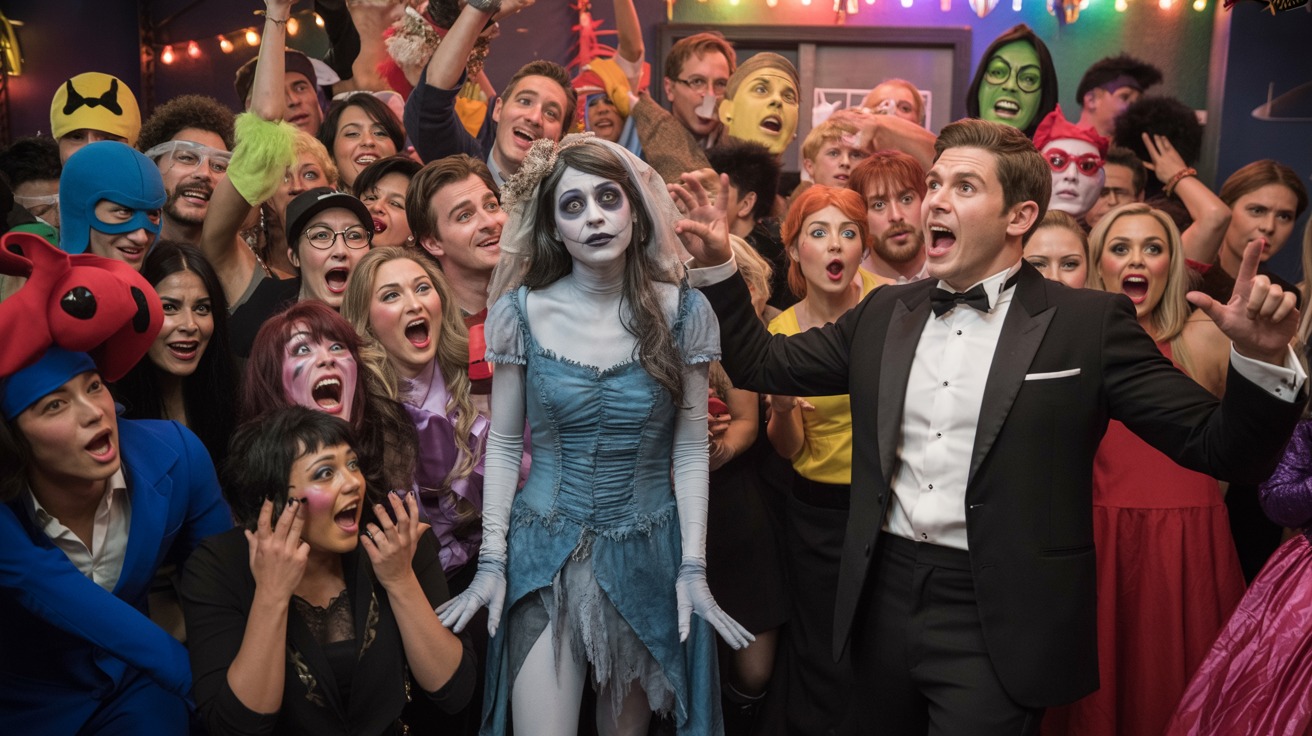 Couple Plans Secret Wedding, Gets Mad When Guest Arrives Dressed as the Corpse Bride