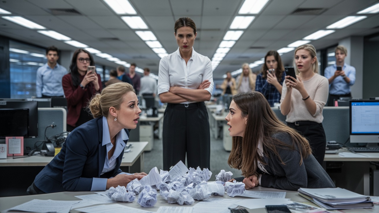 Coworker Tries to Get Woman Fired - Then Gets Beat Up by the Boss’s Wife After Her Affair Is Exposed Coworker Tries to Get Woman Fired - Then Gets Beat Up by the Boss’s Wife After Her Affair Is Exposed