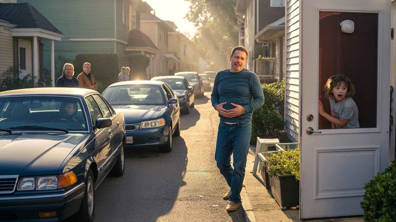 Homeowner Blocks Trespassing Parent in Driveway After Repeatedly Being Stopped Homeowner Blocks Trespassing Parent in Driveway After Repeatedly Being Stopped
