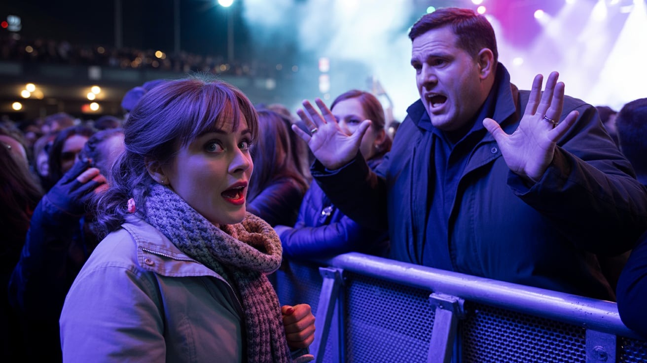 Fan Waits 13 Hours for Front Row - Tall Stranger Claims ‘Disability’ to Steal Her Spot Fan Waits 13 Hours for Front Row - Tall Stranger Claims ‘Disability’ to Steal Her Spot