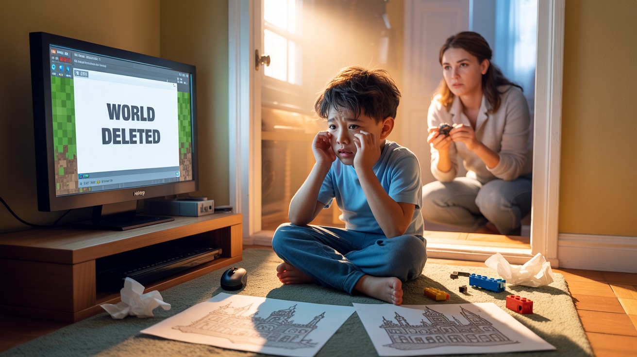 Son’s Year-Long Minecraft Project Deleted Over Wake-Up Issues - Was It Too Far? Son’s Year-Long Minecraft Project Deleted Over Wake-Up Issues - Was It Too Far?