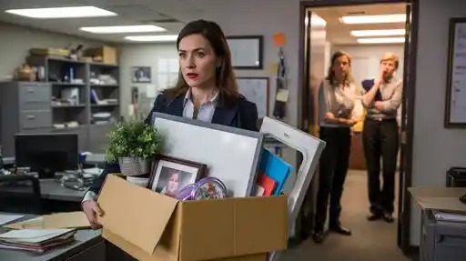 She Was Fired Without Warning, So She Took Everything She Had Bought For the Office. She Was Fired Without Warning, So She Took Everything She Had Bought For the Office.