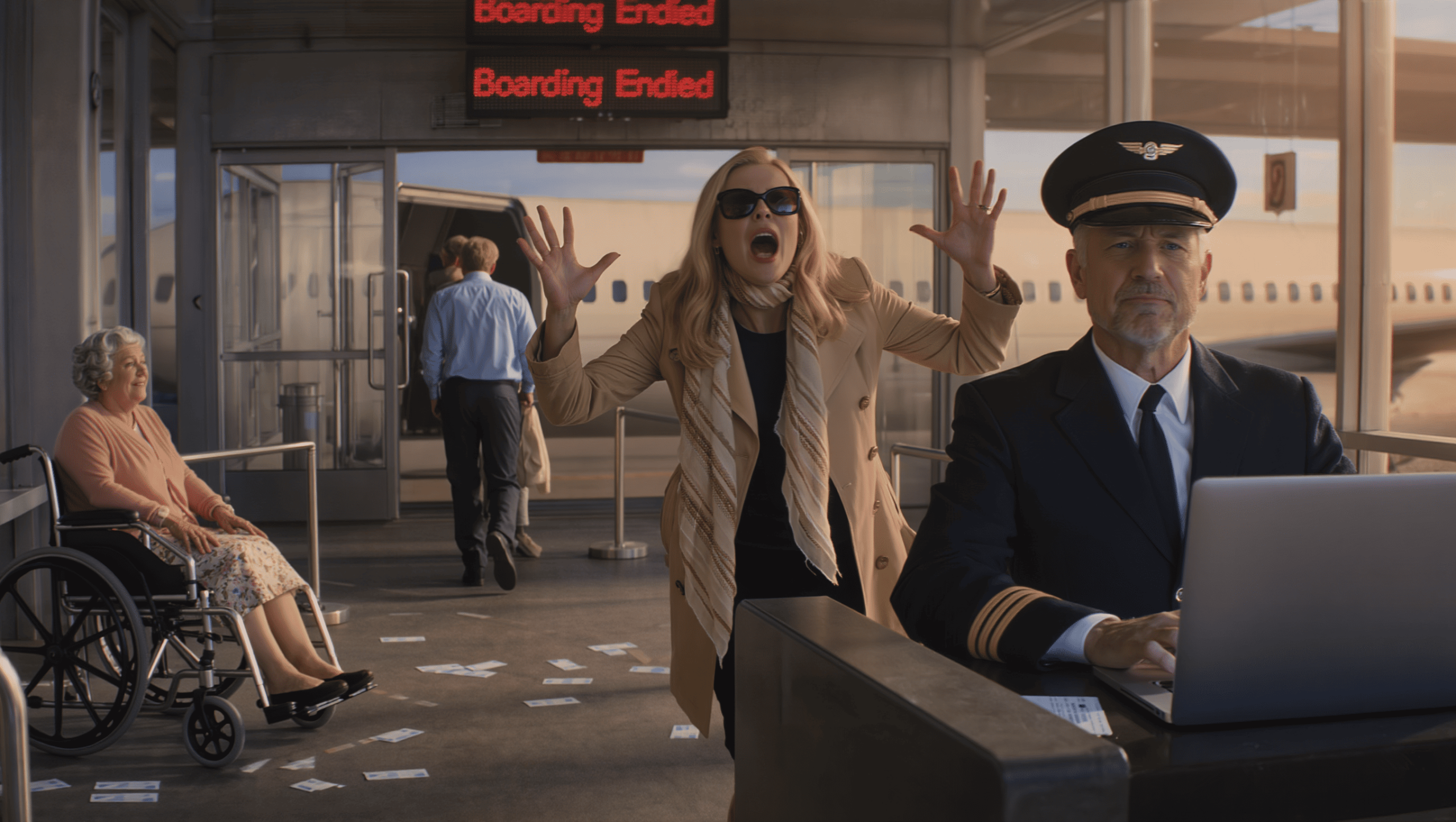 Airport Manager Reassigns Entitled Passenger's Seat To Disabled Traveler After Mask Tantrum Escalates Airport Manager Reassigns Entitled Passenger's Seat To Disabled Traveler After Mask Tantrum Escalates