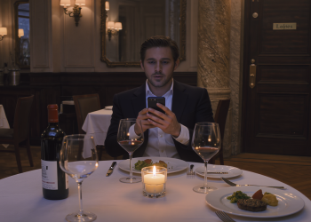 Date Sends Him Unexpected Text From Bathroom, So He Quietly Makes Her Pay The Entire Bill And Vanishes