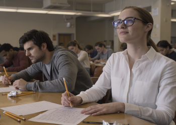 Senior Notices Cheater Invade Their Desk And Quietly Sets The Ultimate Finals Revenge Trap
