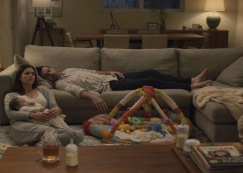 Exhausted Dad Takes Long Nap, Leaving Sick Wife Alone With Newborn Baby