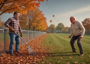 Grumpy Neighbor Sneaks Into Yard To Rake Leaves But Homeowner Strikes Back With Midnight Revenge Move