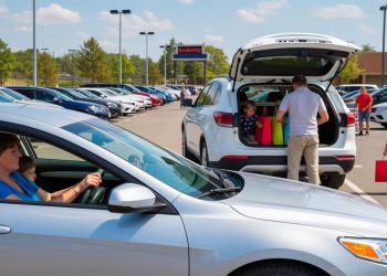 Impatient Driver Keeps Honking At Family Loading Kids, So Dad Teaches Her A Clever Parking Lesson