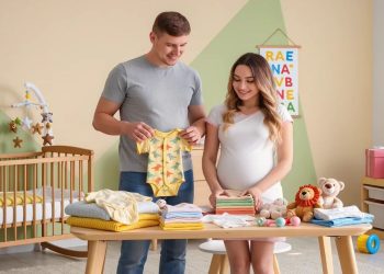 Expectant Parents Allow Husband To Choose Dino Printed Clothes For Baby Girl, Despite Family’s Opinion