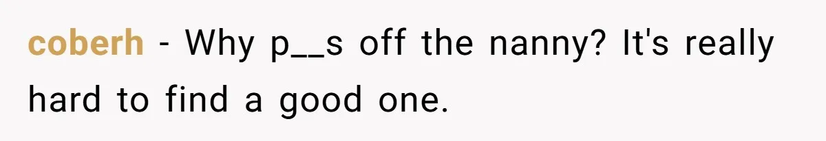 Mom Tried To Save $12.50 By “Correcting” Her Nanny’s Hours And Ended Up Owing Nearly $2,000 Instead coberh − Why p__s off the nanny? It's really hard to find a good one.