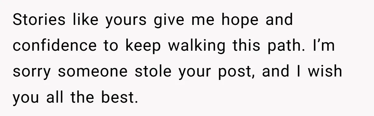 Honest Employee Outsmarts Corrupt Boss With One Brilliant Move That Leaves Him Powerless Stories like yours give me hope and confidence to keep walking this path. I’m sorry someone stole your post, and I wish you all the best.