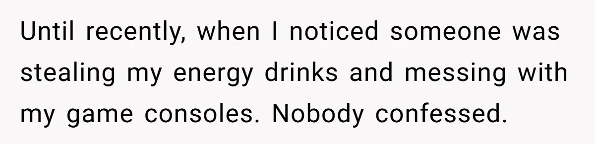 Woman Transforms Creepy Basement Into Dream Retreat Only For Sister’s Kids To Overrun It Until recently, when I noticed someone was stealing my energy drinks and messing with my game consoles. Nobody confessed.