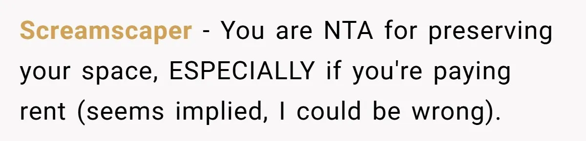 Woman Transforms Creepy Basement Into Dream Retreat Only For Sister’s Kids To Overrun It Screamscaper − You are NTA for preserving your space, ESPECIALLY if you're paying rent (seems implied, I could be wrong).