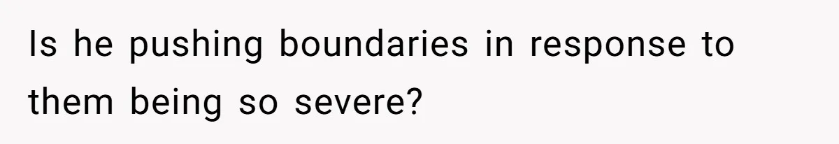 Father Calls Out Son’s Ugly Behavior, Husband Gets Mad About “Tone” In Front Of In-Laws Is he pushing boundaries in response to them being so severe?
