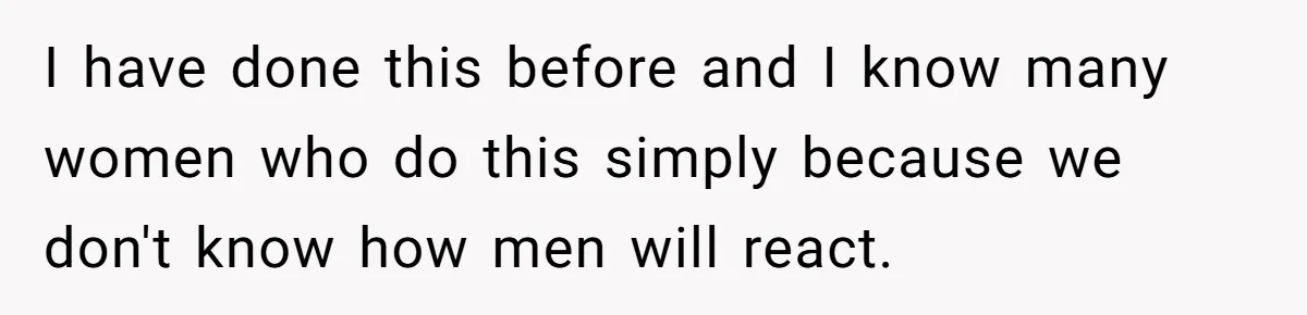 Date Sends Him Unexpected Text From Bathroom, So He Quietly Makes Her Pay The Entire Bill And Vanishes I have done this before and I know many women who do this simply because we don't know how men will react.