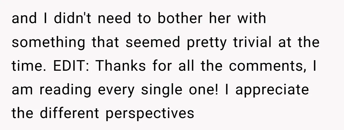 Wife Calls Husband Irresponsible After He Lets Minor Son Get Tipsy and I didn't need to bother her with something that seemed pretty trivial at the time. EDIT: Thanks for all the comments, I am reading every single one! I appreciate...