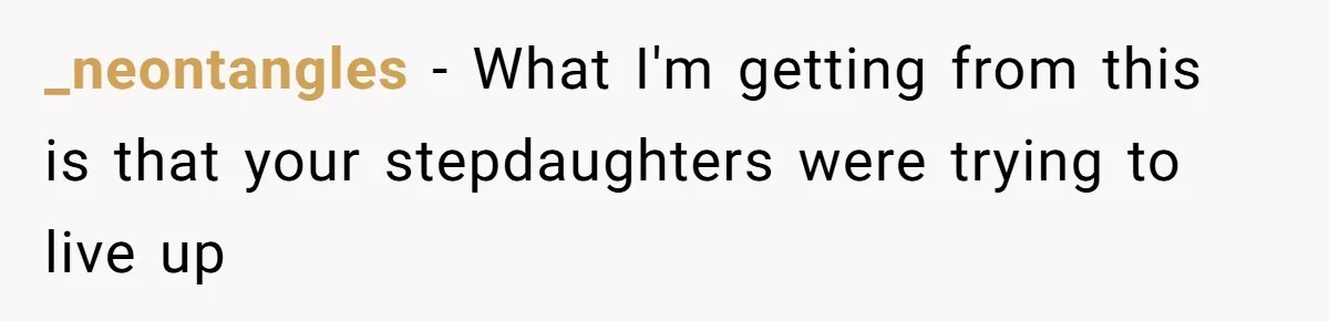 Father Books Separate Hotel Room For Daughter After Stepmother’s Kids Force Her To Sleep On Floor _neontangles − What I'm getting from this is that your stepdaughters were trying to live up