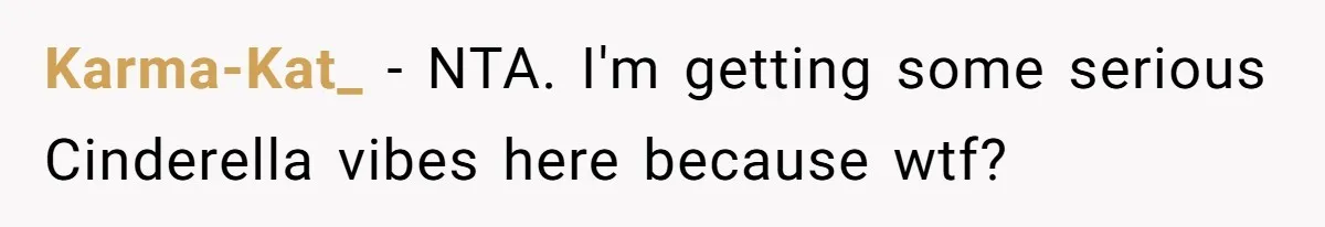 Father Books Separate Hotel Room For Daughter After Stepmother’s Kids Force Her To Sleep On Floor Karma-Kat_ − NTA. I'm getting some serious Cinderella vibes here because wtf?
