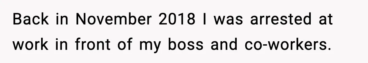 Man Arrested For Crimes He Didn’t Commit, Creates Website To Expose Police Mishandling Back in November 2018 I was arrested at work in front of my boss and co-workers.