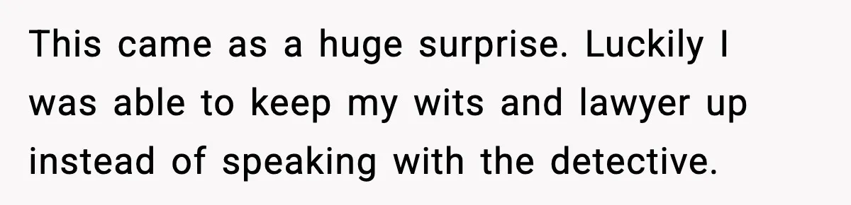 Man Arrested For Crimes He Didn’t Commit, Creates Website To Expose Police Mishandling This came as a huge surprise. Luckily I was able to keep my wits and lawyer up instead of speaking with the detective.