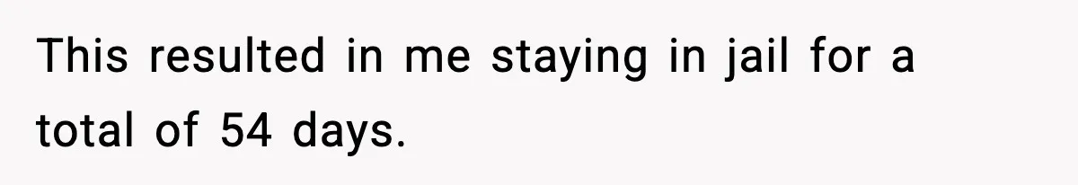 Man Arrested For Crimes He Didn’t Commit, Creates Website To Expose Police Mishandling This resulted in me staying in jail for a total of 54 days.