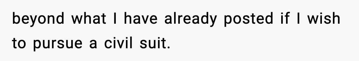 Man Arrested For Crimes He Didn’t Commit, Creates Website To Expose Police Mishandling beyond what I have already posted if I wish to pursue a civil suit.