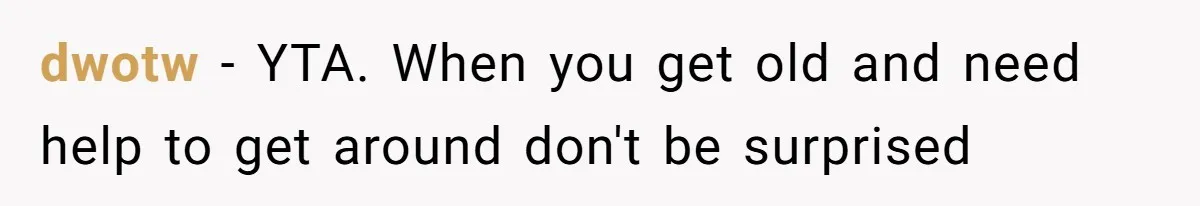 Father Charges Son For Honeymoon Stay At Late Wife’s Cabin, Son Calls Him Selfish dwotw − YTA. When you get old and need help to get around don't be surprised
