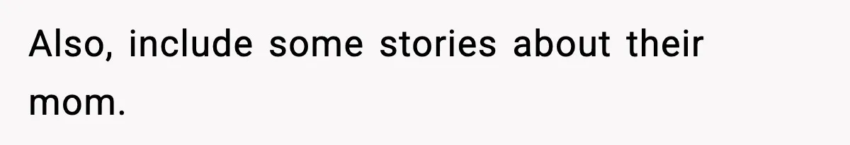 Dad Diagnosed With Terminal Cancer Chooses Aunt Over His Mom As Guardian For Son Also, include some stories about their mom.