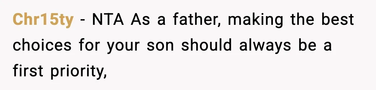 Dad Diagnosed With Terminal Cancer Chooses Aunt Over His Mom As Guardian For Son Chr15ty − NTA As a father, making the best choices for your son should always be a first priority,