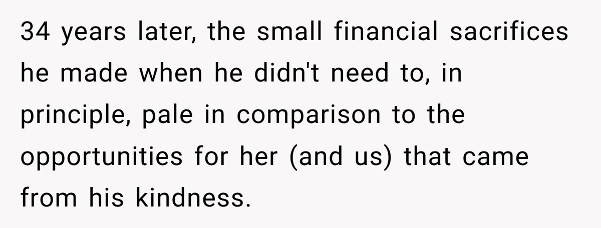 Man Rejects Ex-Wife’s Request for His Car To Help With Her Stress, Now She’s Questioning His Love For Their Kids 34 years later, the small financial sacrifices he made when he didn't need to, in principle, pale in comparison to the opportunities for her (and us) that came from his...