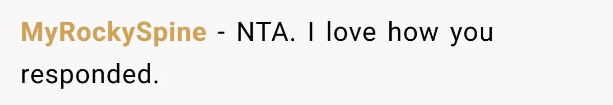 Coworker Shames Married Woman For “Bad Wife Duties,” Gets Hit With A Brutal Reality Check MyRockySpine − NTA. I love how you responded.